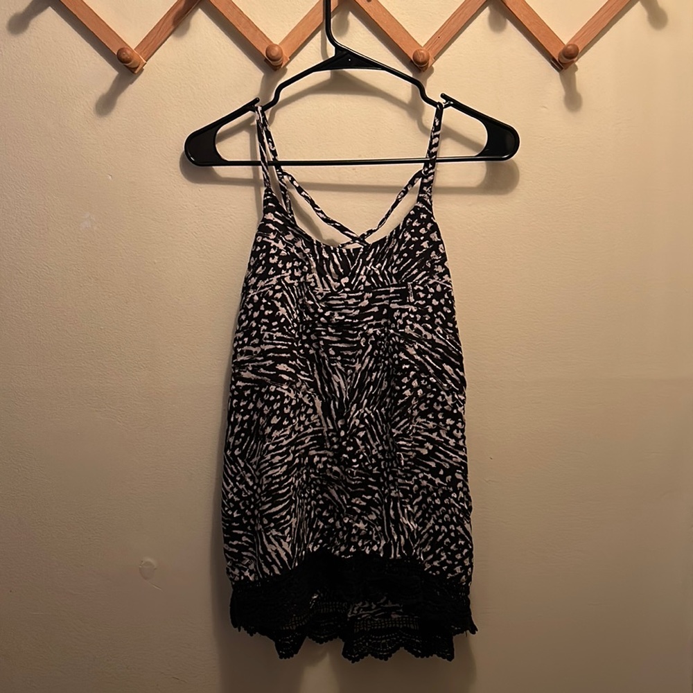 Black & White Tank Top